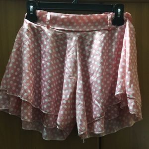 Cute Korean Pink Polka Dot Shorts